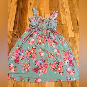 Matilda Jane - Charming Floral Kids Dress in Green